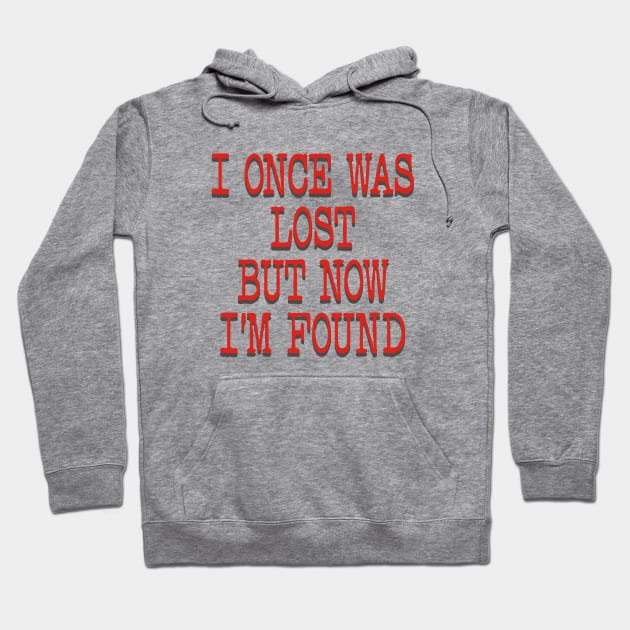 I ONCE WAS LOST Hoodie by Flabbart